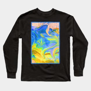 Marbling #5 var#2 Long Sleeve T-Shirt